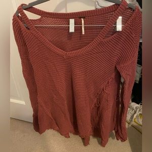 Free People beautiful color layering sweater